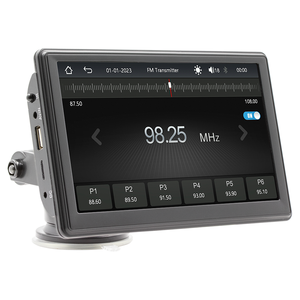 7 inch x500w xe màn hình với không dây Carplay <span class=keywords><strong>Android</strong></span> Auto DVD Player cho tất cả các xe - Product Image 2