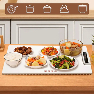 Plateau chauffant pliable avec contrôle de température réglable pour aliments, chauffe-plat rapide, dessous de plat chauffant – Vente en gros - Product Image 2
