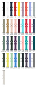 Cinturino morbido <span class=keywords><strong>per</strong></span> orologio sportivo personalizzato <span class=keywords><strong>per</strong></span> Smart <span class=keywords><strong>Apple</strong></span> <span class=keywords><strong>Watch</strong></span> serie 6/7/8 esclusivo in Silicone di ricambio cinturino in gomma - Product Image 3