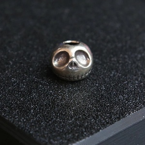 Colgante de cordón tejido DIY para exteriores, hecho a mano, con cuentas de metal estilo punk, accesorio de latón con diseño de cabeza de calavera de calabaza y herramienta para cuchillo, Fidget Spinners - Product Image 3