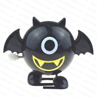 Jouet mécanique d'Halloween pour sacs de friandises, thèmes Sorcière, Citrouille, Zombie, Chat noir, style dessin animé effrayant