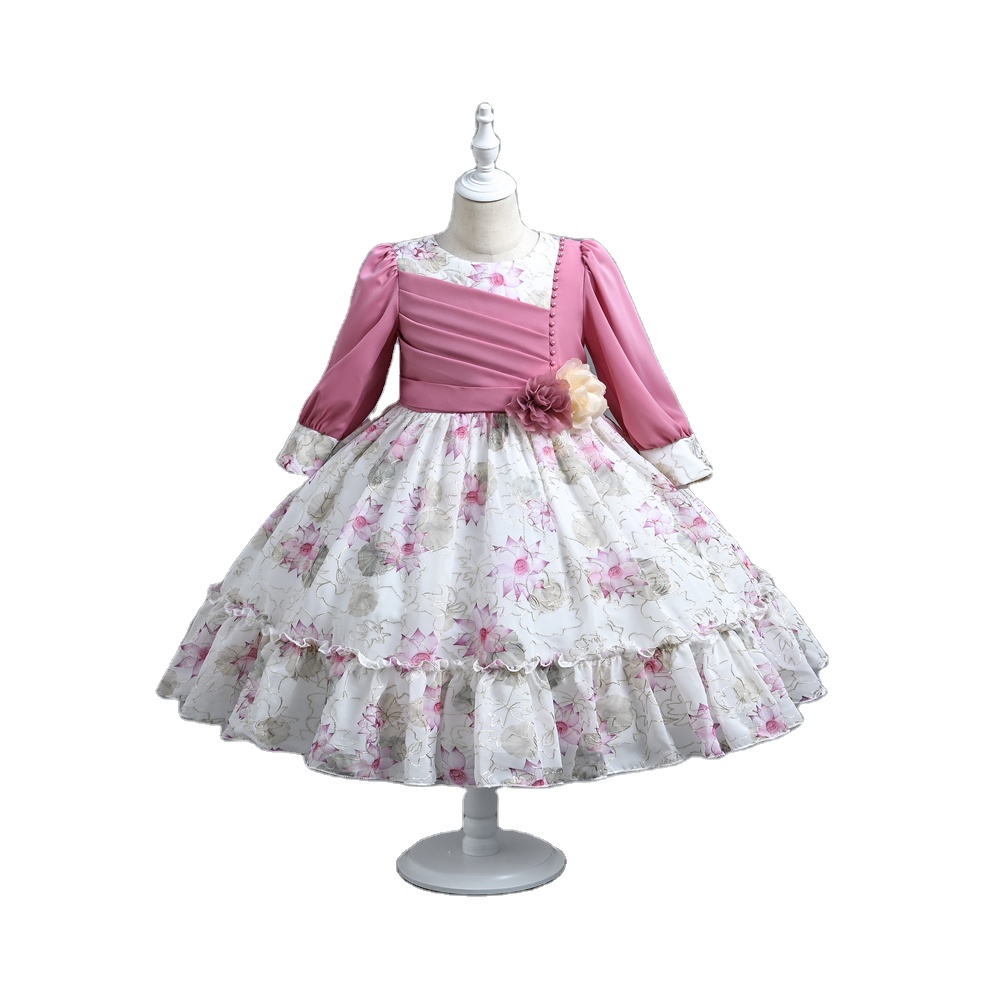 Girls Long Sleeve Flower Dress Kids Lace Dresses for Girls Children Autumn  Winter Princess Party Costume Kids Casual Style Cloth| Alibaba.com