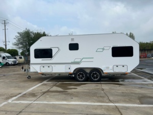 Remolques de Camping Ligeros de Aluminio, Modernos, para Aventuras al Aire Libre, Autónomos, Tipo Lágrima, Caravanas de <span class=keywords><strong>Doble</strong></span> Eje - Product Image 3