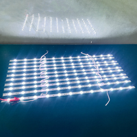 Bande lumineuse diffuse réfléchissante MC Light DC12V 12 LED par mètre, film souple pour boîte lumineuse publicitaire, rétroéclairage à lentille haute luminosité
