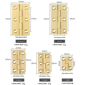 Brass <strong>Hinges</strong> Door <strong>Small</strong> <strong>Hinges</strong> for Jewelry Box butterfly <strong>Hinges</strong> <strong>Small</strong> Series <strong>Hinges</strong> Mini <strong>Hinge</strong> Brass <strong>Hinge</strong> for Jewelry Gift Box - Product Image 2