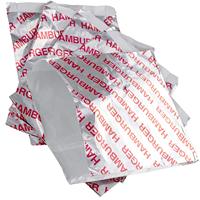 Emballage de Burrito en feuille d'aluminium isolé personnalisé Emballage de fast-food Feuille métallique imprimée Burrito Burger Burrito composé