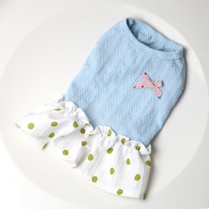 Robe de princesse à pois de couleur bonbon, vêtements d'été pour animaux de compagnie pour chiens et chats - Product Image 2