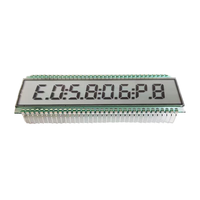 Modul Layar LCD COB Latar Belakang Biru dengan Teks Putih untuk Mesin Industri, Segmen Barang Konsumen, Tampilan dengan Lampu Latar LED
