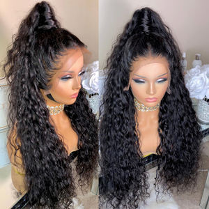 Perruques Lace Frontale Cheveux Humains <span class=keywords><strong>Afro</strong></span> Crépus Bouclés de 8 à 30 Pouces, Vierge HD Transparente, Avec Baby Hair - Product Image 6