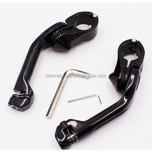 Reposapiés con soporte para motocicleta, piezas Vintage de Bobber de la Escuela antigua con soporte - Product Image 3