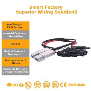 Arnés de Cableado para Almacenamiento de Energía de Batería, Comunicación RS485, Aislamiento de PVC/PBT, Sello de Goma para Automóviles y Motocicletas - Product Image 3