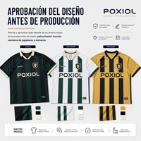 Maillots de football personnalisés domicile/extérieur/troisième tenue – Kits de match personnalisables pour club – Sublimation intégrale – Écussons, noms et numéros – Respirants et durables