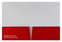 Usine chinoise d'impression A4 A5, dossiers de présentation de papier/documents, Logo personnalisé pour dossiers et dossiers d'affaires avec poches