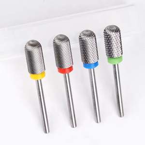 ดอกสว่านเจียรเล็บมืออาชีพ 3-in-1 ทำจากทังสเตนคาร์ไบด์และสแตนเลสสตีล ขนาด XF F M C Grit 3/32 นิ้ว สำหรับเจลขัดเงา - Product Image 2