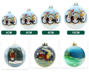 Boules <span class=keywords><strong>de</strong></span> Noël personnalisées et décorations d'arbre <span class=keywords><strong>de</strong></span> Noël, décorations festives <span class=keywords><strong>en</strong></span> verre personnalisées, artisanat original - Product Image 3