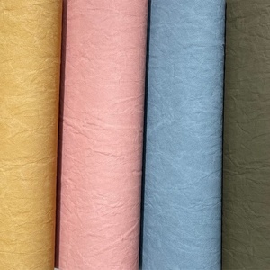 1,05 MM diseño antiguo DuPont <span class=keywords><strong>papel</strong></span> estilo Vintage arrugas en relieve PU rollos de piel sintética Artificial <span class=keywords><strong>para</strong></span> bolsos zapatos tapicería - Product Image 1