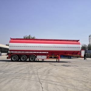 Semi-remorque citerne à carburant en acier au carbone de 54 000 litres à 3 ou 4 essieux pour l'Ouganda et le Kenya, châssis Q345 haute résistance, <span class=keywords><strong>peinture</strong></span> anticorrosion - Product Image 2