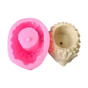 Stampo in Silicone per piante succulente <span class=keywords><strong>riccio</strong></span> decorazione in gesso per aromaterapia e cemento strumenti in resina - Product Image 5