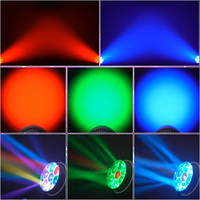 Projecteur de scène à tête mobile 7x40W Wash Zoom CTO 4-en-1 RGBW à contrôle individuel pour discothèque, DJ et fête - Entrepôt européen