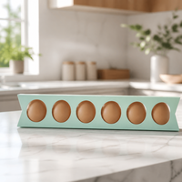 Boîte à œufs en papier pliable écologique et antichoc, emballage en carton biodégradable personnalisé pour les fermes avicoles
