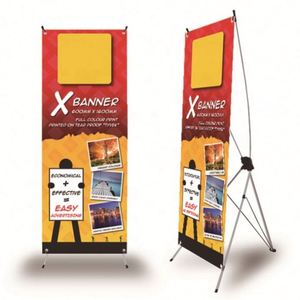 Promotion : Présentoirs X personnalisés de haute qualité pour publicité intérieure, supports de bannières PVC et photo pour salons professionnels - Product Image 3