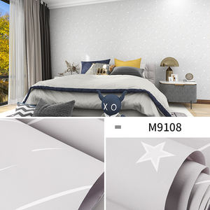 Rollo de <span class=keywords><strong>papel</strong></span> tapiz para niños moderno Floral Easy Peel Stick, <span class=keywords><strong>papel</strong></span> de pared fácil de limpiar en relieve para habitación de niños, decoración Interior DIY - Product Image 5