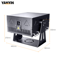 Projecteur laser extérieur haute puissance 30W, IP65, RGB, effet logo 3D animé, programmable, ILDA, spectacle paysager