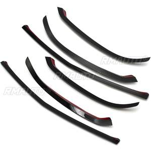 Paire de lames de pare-chocs avant inférieures (splitter canard) pour Mercedes-Benz Classe A W177 A180 A200 A220 A250 pour AMG 2019 2020 2021 2022+ - Product Image 2