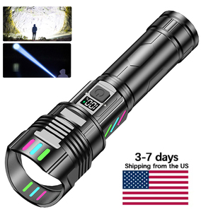 Đèn pin chiến thuật bằng hợp kim nhôm, chống nước, tích hợp pin 5000mAh, độ sáng cao, có thể điều chỉnh độ nét, sạc qua USB-C - Product Image 1