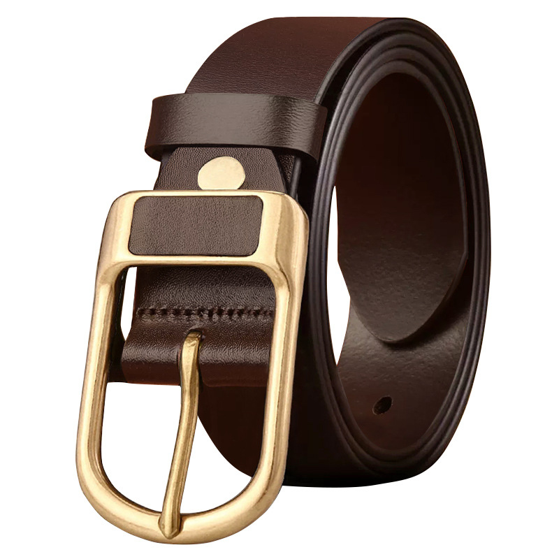 ZK08 Coffee Gold Buckle