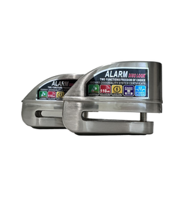 Kunci rem cakram sepeda motor 110db, kunci cakram <span class=keywords><strong>alarm</strong></span> anti Maling kunci roda keamanan warna baja tahan karat - Product Image 5