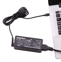 Chargeur universel USB-C 65W/45W pour ordinateur portable Lenovo, Dell, Asus - Adaptateur d'alimentation pour ordinateur portable Type-C