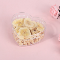 Vente en gros Boîte cadeau de bonbons en forme de cœur en plastique pour mariage Boîte à bonbons en forme de cœur transparente pour le stockage de cadeaux