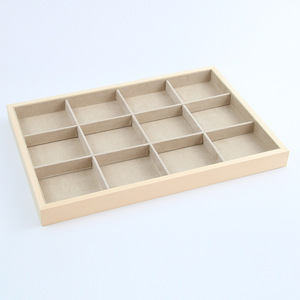 New Design Wooden Jewelry Tray Velvet Tray for Jewelry Display Storage Necklace Pendant <strong>Bangle</strong> <strong>Holder</strong> - Product Image 6