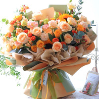 Un fleuriste imperméable Bouquets de fleurs fraîches papier d'emballage de tissu, Multi couleurs cadeaux emballage fleur papier d'emballage