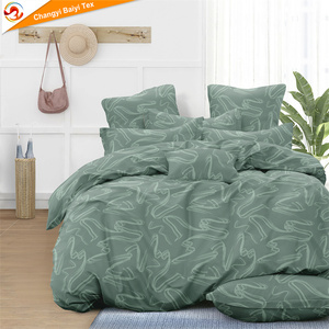 Textiles para el hogar al por mayor Sheins mismo estilo mariposa colorida traje de tres piezas ropa de cama juego de edredón juego de sábanas - Product Image 4