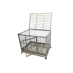 Puerta y Ventana Plegable de Hierro y Metal para Mascotas, <span class=keywords><strong>Apartamento</strong></span> para Animales Pequeños con Ruedas - Product Image 3
