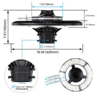 Lámpara de Jardín LED de 60W 5000K IP65, Cuerpo de Aluminio Impermeable, Pantalla de PC con Sensor de Luz, Alimentación CA