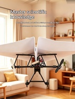 Nouveau modèle d'avion à assembler soi-même à 4 canaux pour usage intérieur, pièces d'avion, télécommande