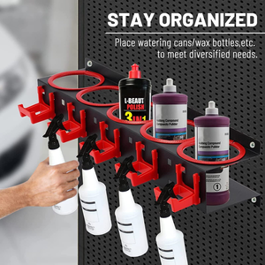 Hanging Board Auto Cleaning Detailing Tool <b>Spray</b> Bottle Storage Rack Car Beauty Accessory - Product Image 4