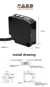 BEN5M-MFR EK51-R6M4 6M 장거리 적색 가시광 거리 광학 센서 광전기 센서 - Product Image 3