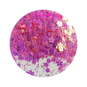 Paillettes Olografiche a Forma di Fiore 5mm 7mm in PVC, Glitter Sfuso per Nail Art, Manicure, Cucito, Decorazioni Matrimoniali e Coriandoli - Product Image 5