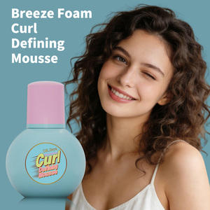 <span class=keywords><strong>Mousse</strong></span> coiffante <span class=keywords><strong>pour</strong></span> <span class=keywords><strong>cheveux</strong></span> bouclés à tenue forte, hydratante, permanente avec des bulles élastiques, cire en <span class=keywords><strong>mousse</strong></span>, points croisés - Product Image 4