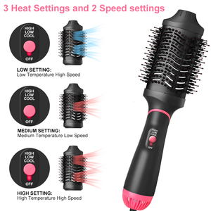 Professional Straightener Brush Hair Styling <b>Tool</b> With Rotatable Power Cord Straightener Brush - Product Image 6