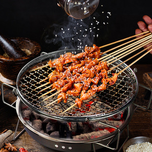 Custom Indoor/Outdoor Foldable Korean Style Stainless Steel BBQ Grills <strong>Table</strong> <strong>Top</strong> Charcoal <strong>Barbecues</strong> - Product Image 5