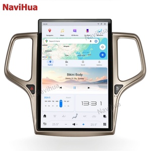 เครื่องเล่นดีวีดีติดรถยนต์ Navihua ขนาด 14.4 นิ้ว ดีไซน์ใหม่ พร้อมระบบนำทาง GPS หน้าจอแอนดรอยด์ มัลติมีเดียสเตอริโอ สำหรับรถจี๊ป แกรนด์เชอโรกี ปี 2014-2020 รองรับ Carplay - Product Image 5