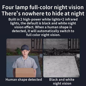 Xiaomi กล้องกลางแจ้ง AW300 IP66แบบ2K สีแสดงงงภาพกลางคืนแบบสองทางตรวจจับสัญญาณเสียงแบบ Wi-Fi กล้องวงจรปิด IP แอป Mi Home - Product Image 4