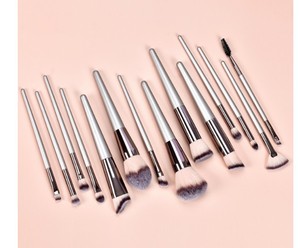 IStapromo Gifts - Juego de Brochas de Maquillaje de Lujo Color Champán, 10 Piezas, Pelo Suave, 14 Piezas, 18 Piezas, 20 Piezas, Brochas de Maquillaje de Alta Gama Profesionales - Product Image 1