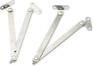 Bisagra de soporte plegable de alta resistencia para tapas, bisagra de acero para puertas de armario, herraje plegable para puertas de alacenas - Product Image 2