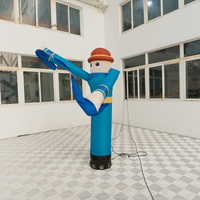 Danseur gonflable personnalisé, Marionnette gonflable de dessin animé, Homme dansant gonflable